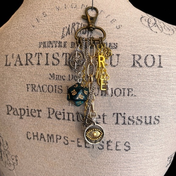 DND Dungeons and Dragons Ranger Themed Bag Charm Great gift for player UNISEX - Picture 15 of 17